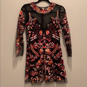 Revolve Karina Grimaldi Embroidered Dress